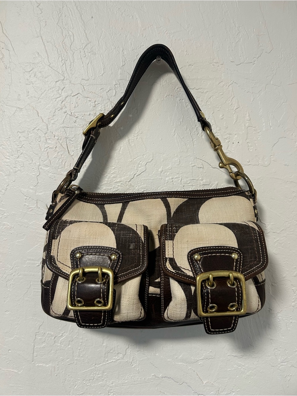 Coach Signature Legacy Shoulder Bag